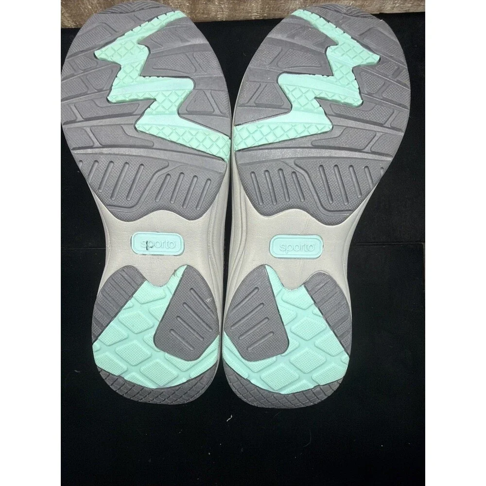 Sporto Jessica Women's Size 7.5 Athletic Mules Gray Slip On Shoes NWOB
